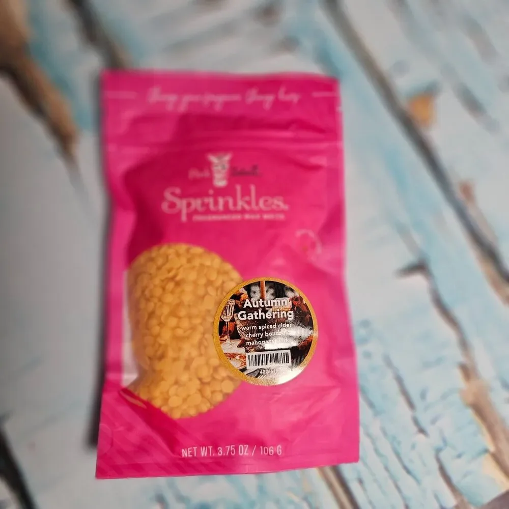 Pink Zebra Sprinkles Autumn Gathering Wax Melts 3.75oz New Sealed